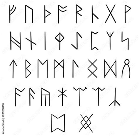 anglo saxon futhorc runic alphabet